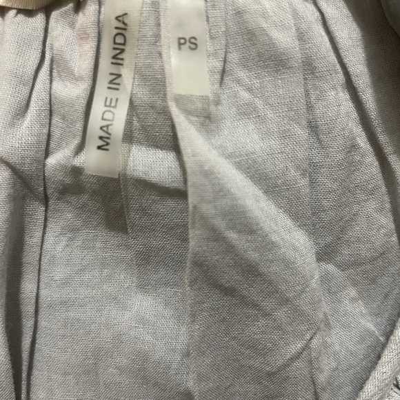 Soft surroundings embroidery cotton 3/4 sleeve top size Small - Picture 5 of 8